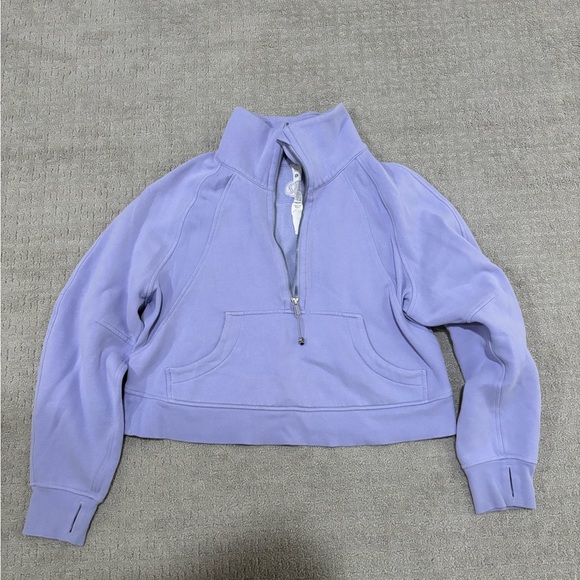 Lavender Women's Scuba 🤿 Half-Zip Top - Picture 5 of 5